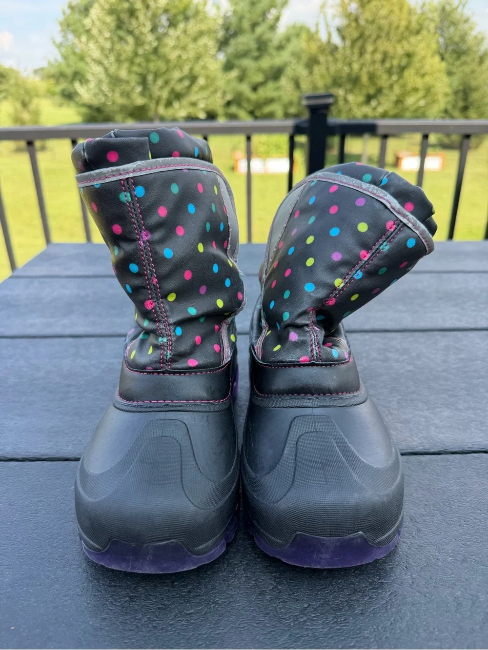 Kids Waterproof Winter Snow Boots | Size 3 | Insulated